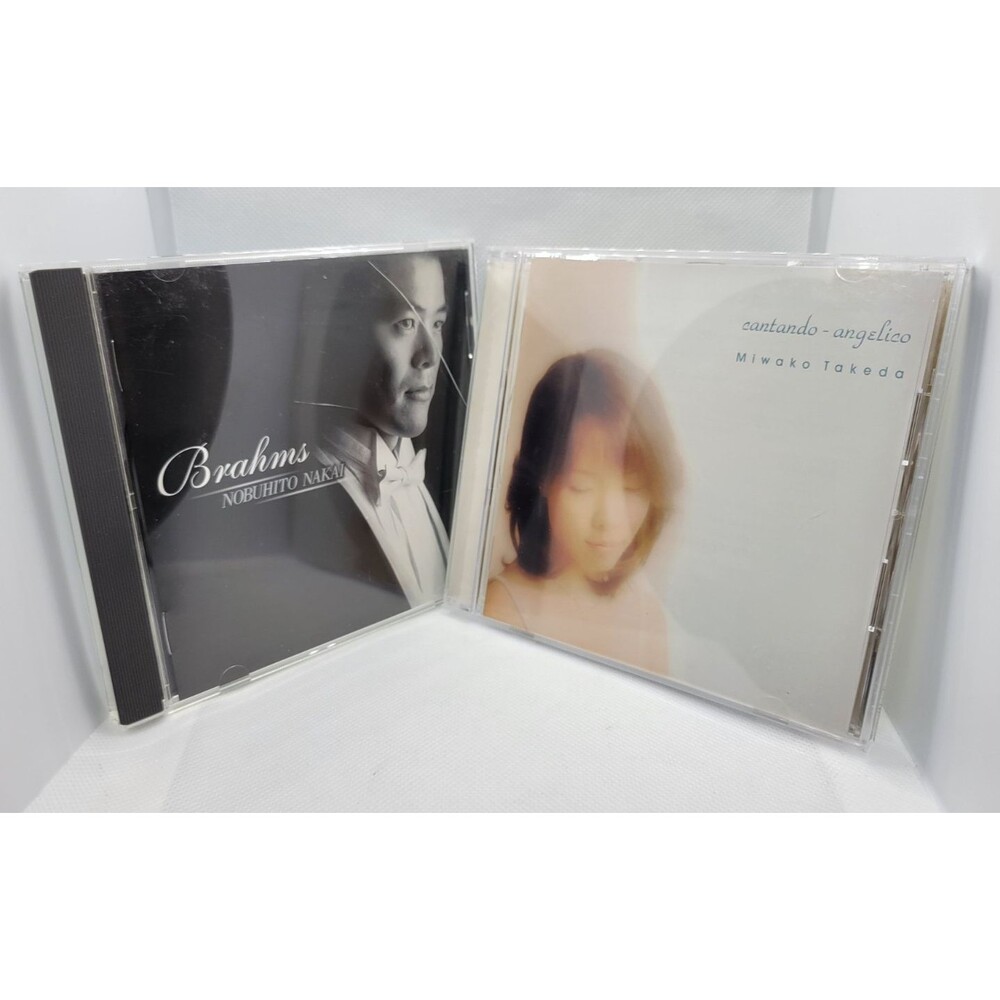 Brahms Nobuhito Nakai & Miwako Takeda Cantando Angelico Piano CD Lot Japan